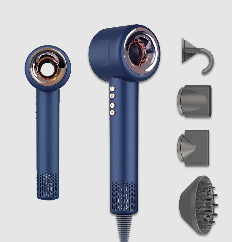 Professional Ionic Hair Dryer – Fast Drying, Frizz Control & Noise Reduction