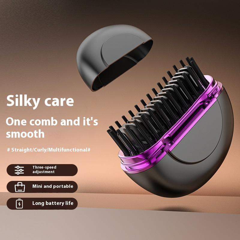 Mini Steam Hair Straightener – USB Rechargeable & Travel-Ready