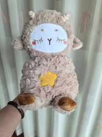 Baby Soothing Otter Plush Toy – Sound Machine with Breathing Motion & Soft Lights