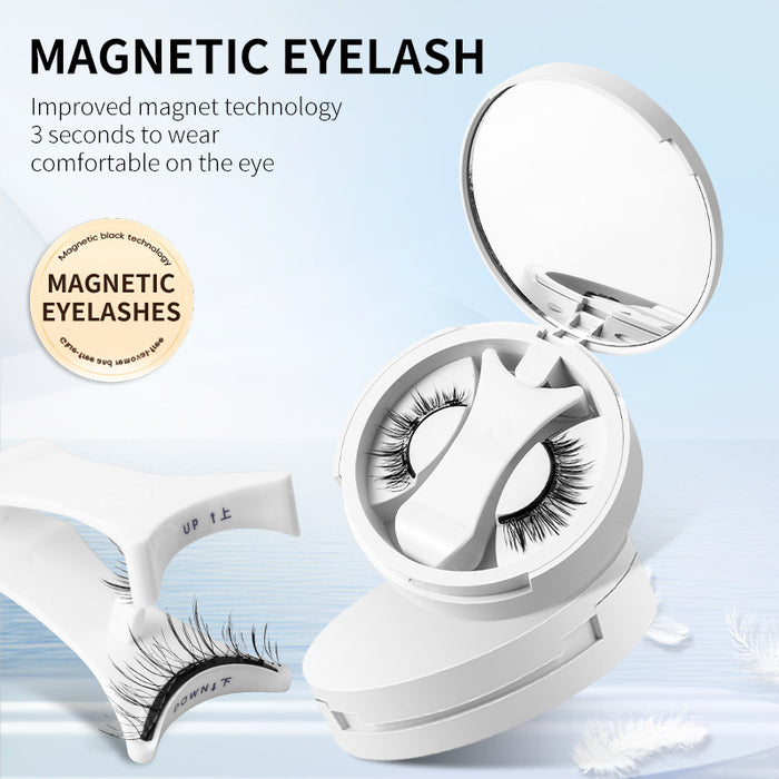 Magnetic False Eyelashes Set – Glue-Free with Applicator & Case