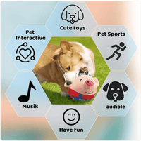 Motion-Activated Squeaky Plush Dog Toy | Bounces...

