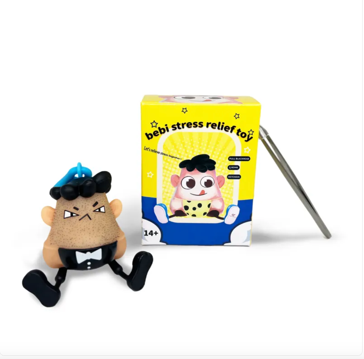 Funny Stress Relief Squeeze Toy | Venting Beard Character — 9 Styles