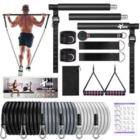 Pilates Bar Kit with 6 Resistance Bands