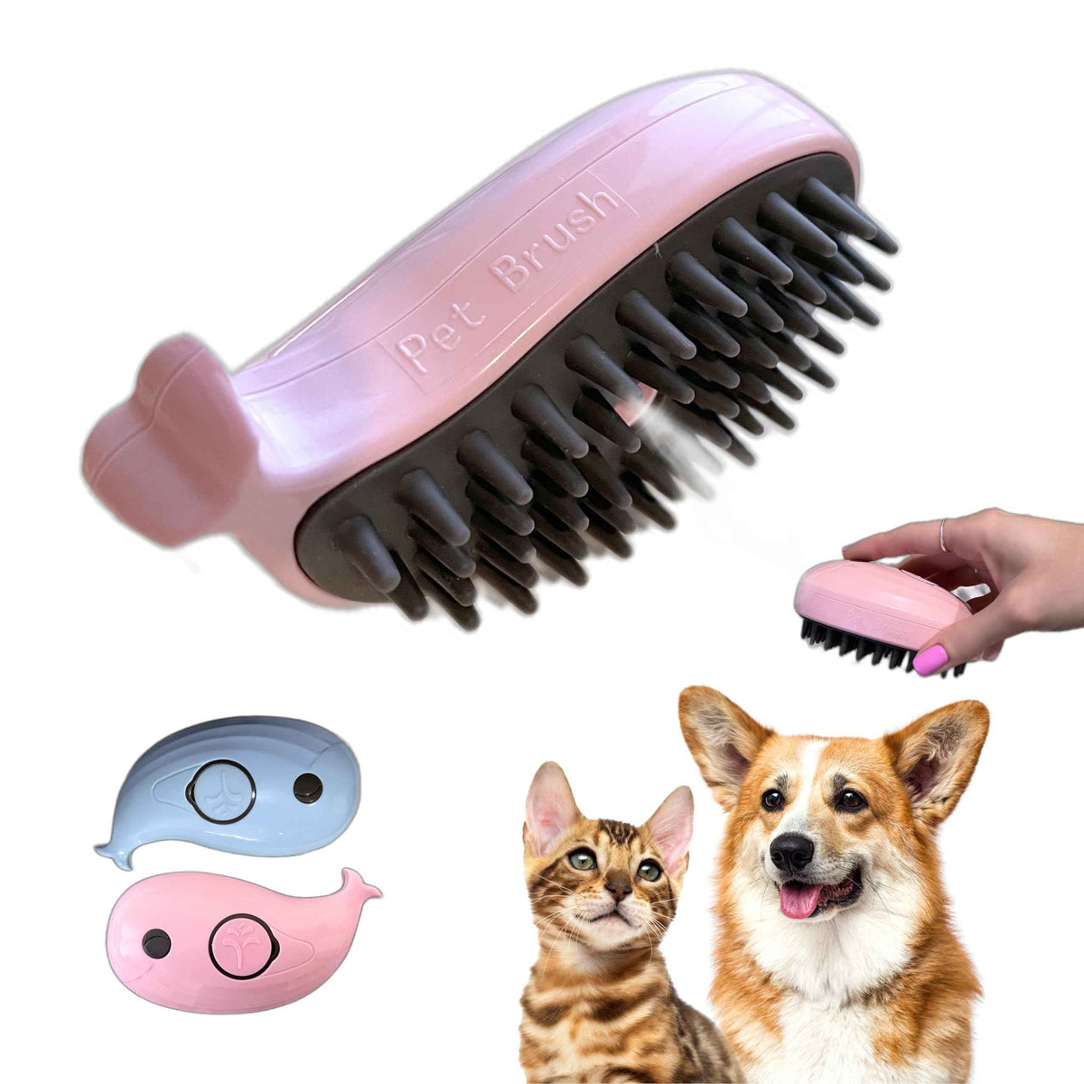 Self-Cleaning Deshedding Brush with Steam - Whal...

