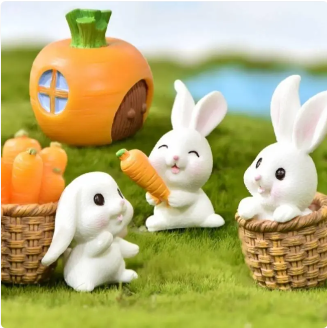 Mini Resin Animal Figurines – DIY Fairy Garden & Terrarium Decor