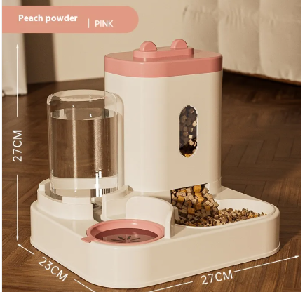 2-in-1 Automatic Pet Feeder & Water Dispenser Bowl