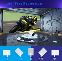 Portable 4K Ultra HD LCD Projector – Home Cinema, Gaming & Presentations