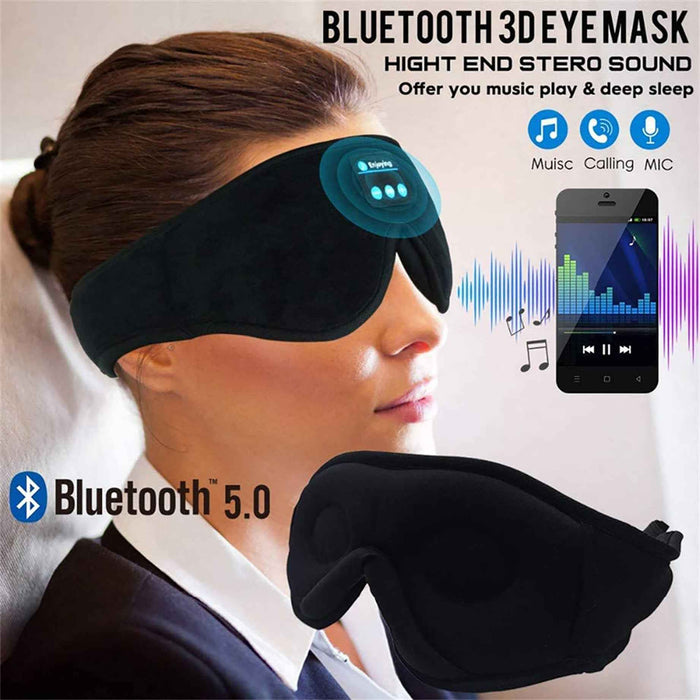 Wireless Call Stereo Music Blackout Sleep Eye Mask

