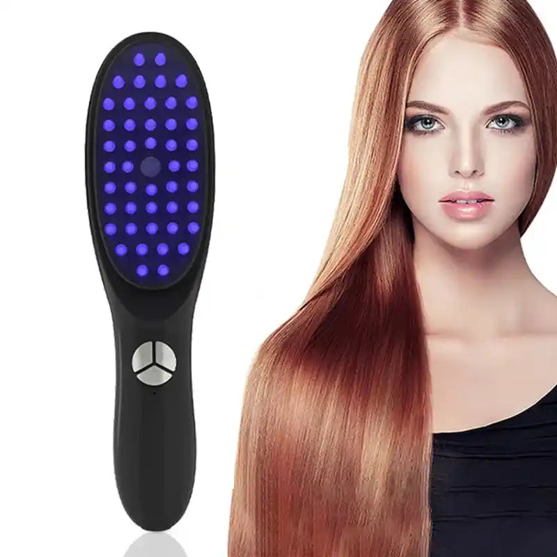 Electric Scalp Massager Comb – Red Light Therapy