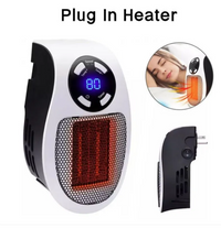 Portable Space Heater – Wall-Mountable & Plug-In Room Heater