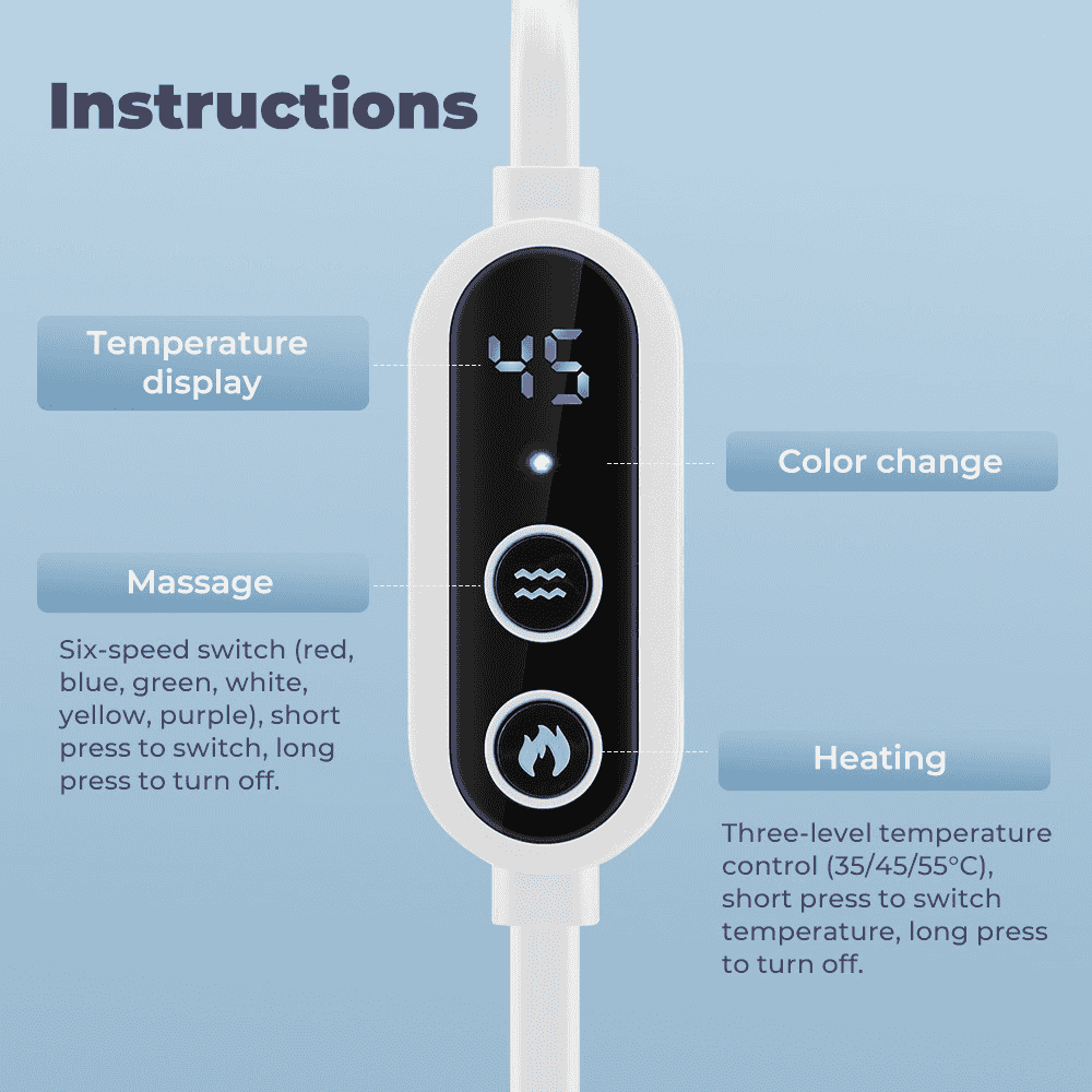 3-Level Hot Compress Electric Steam Eye Mask

