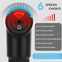 Percussion Massage Gun with 4 Heads