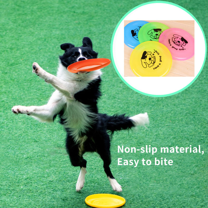 Silicone Flying Saucer Funny Pets Toy