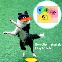 Silicone Flying Saucer Funny Pets Toy