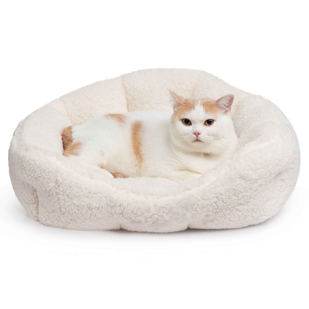 Sherpa Fleece Self-Warming Dog Bed | Rectangular...


