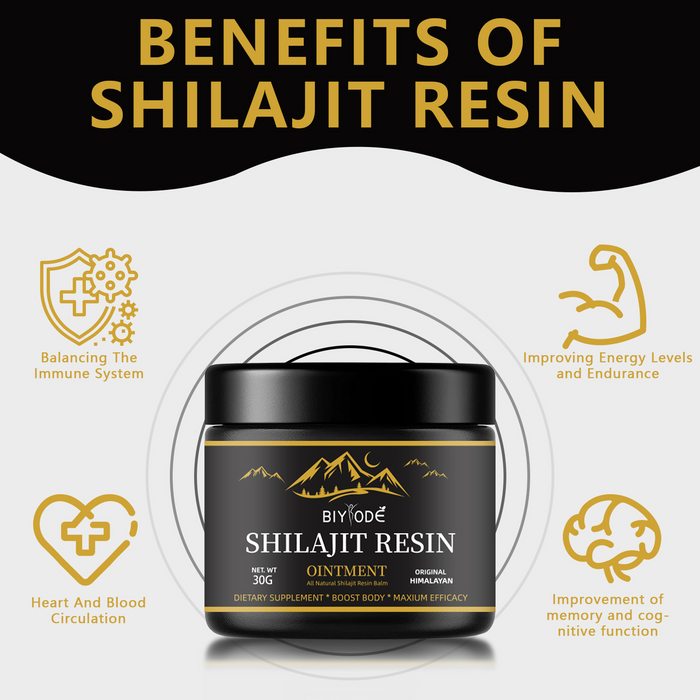 Pure Natural Shilajit Resin 30g | Fulvic Acid & Mineral Wellness Supplement