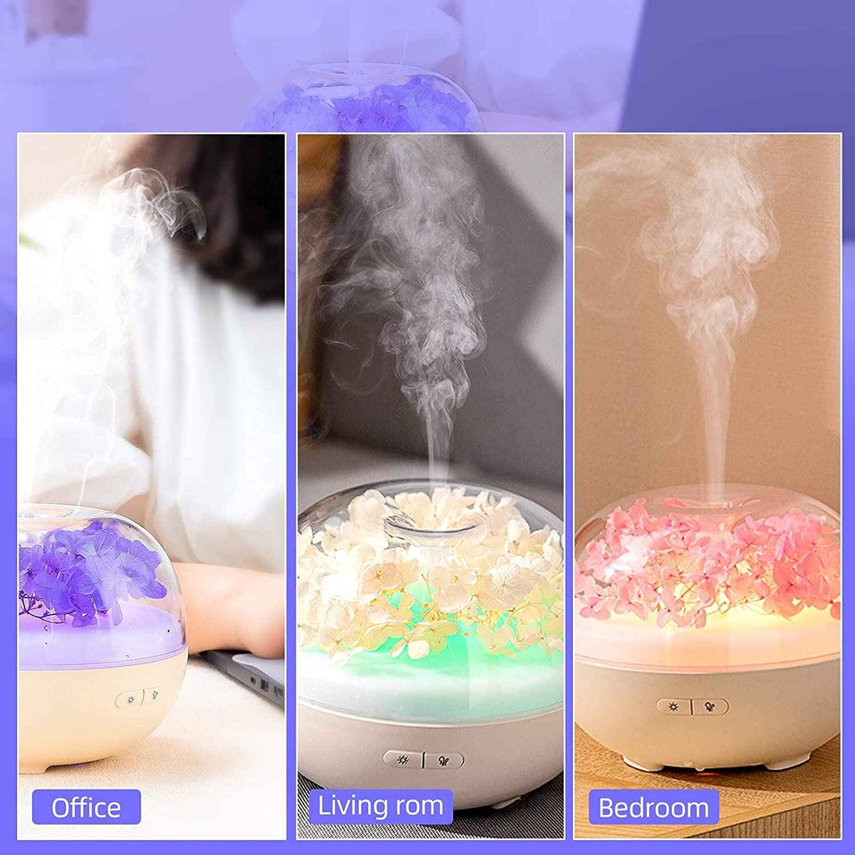 Bedside Ultrasonic Essential Oil Diffuser


