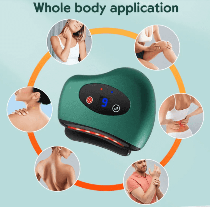 Heated Vibrating Gua Sha Tool - Face & Neck Lifting


