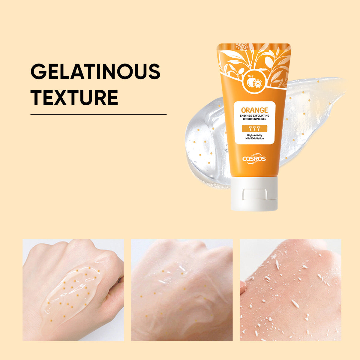 Orange Extract Exfoliating & Brightening Gel – Even Skin Tone, 50g