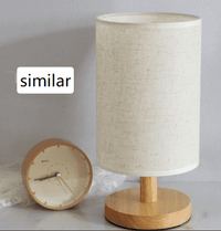 Wooden Dimmable Bedside Lamp

