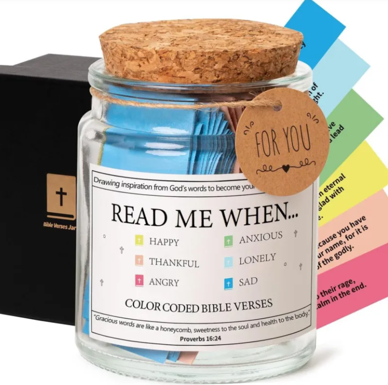 Bible Verses in a Jar – Daily Scripture Cards