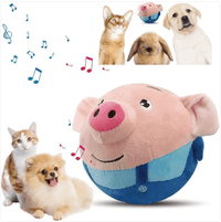 Motion-Activated Squeaky Plush Dog Toy | Bounces...

