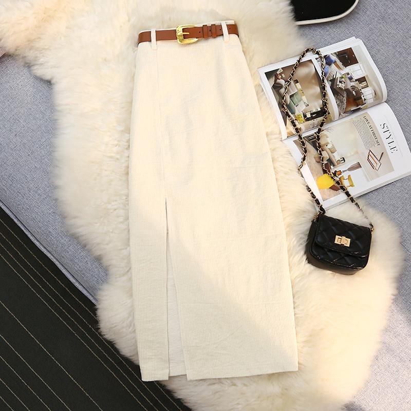 High Waist A-Line Corduroy Skirt – Timeless Autumn Style