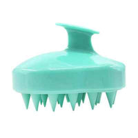 Silicone Shampoo Scalp Massage Brush – Soft Bris...

