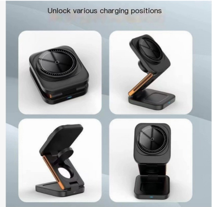 3-in-1 Universal Wireless Charging Station | Phone, Watch & Earbuds