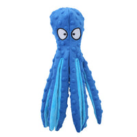 Interactive Squeaky Plush Octopus Pet Toy – Bite-Resistant Fun