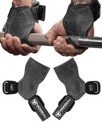 Lifting Grips with Wrist Wraps

