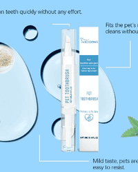 Pet Toothbrush Pen with Liquid Dental Formula


