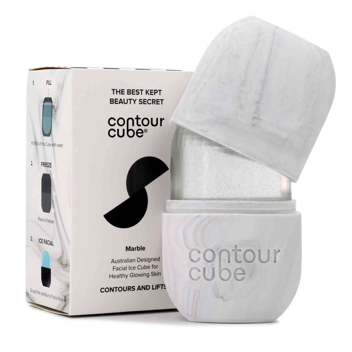 Contour Cube Ice Roller - BPA-Free Silicone Face...

