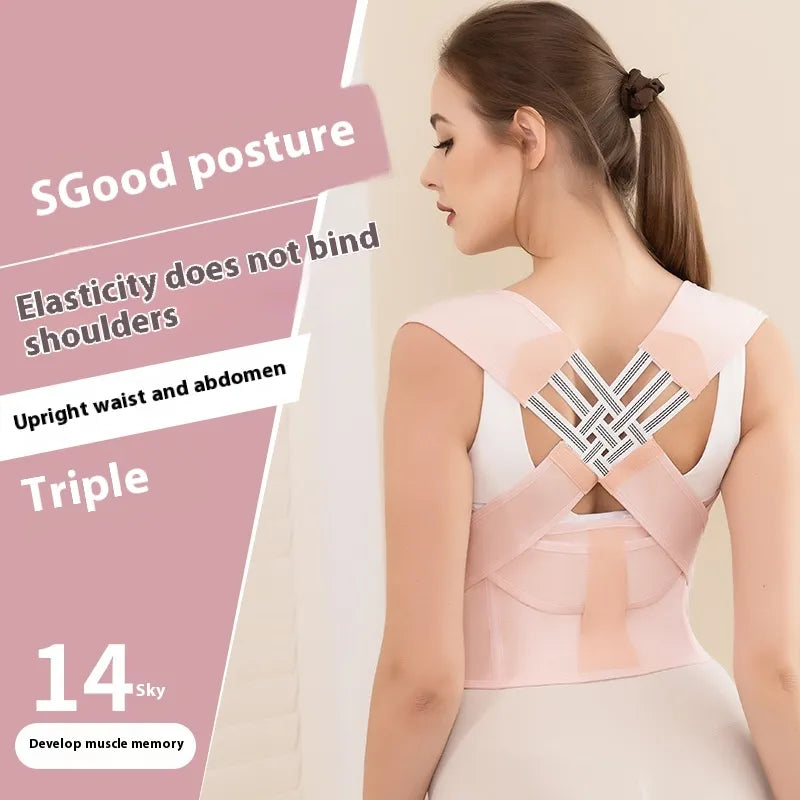 Adjustable Posture Corrector Band – Shoulder & Upper Back Support