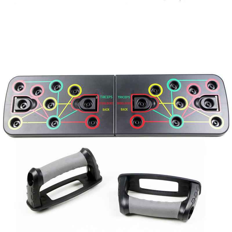 Push-Up Board with Resistance Bands