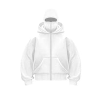 Men's Hooded Zip-Up Baseball Jacket – Lightweight Casual Layering