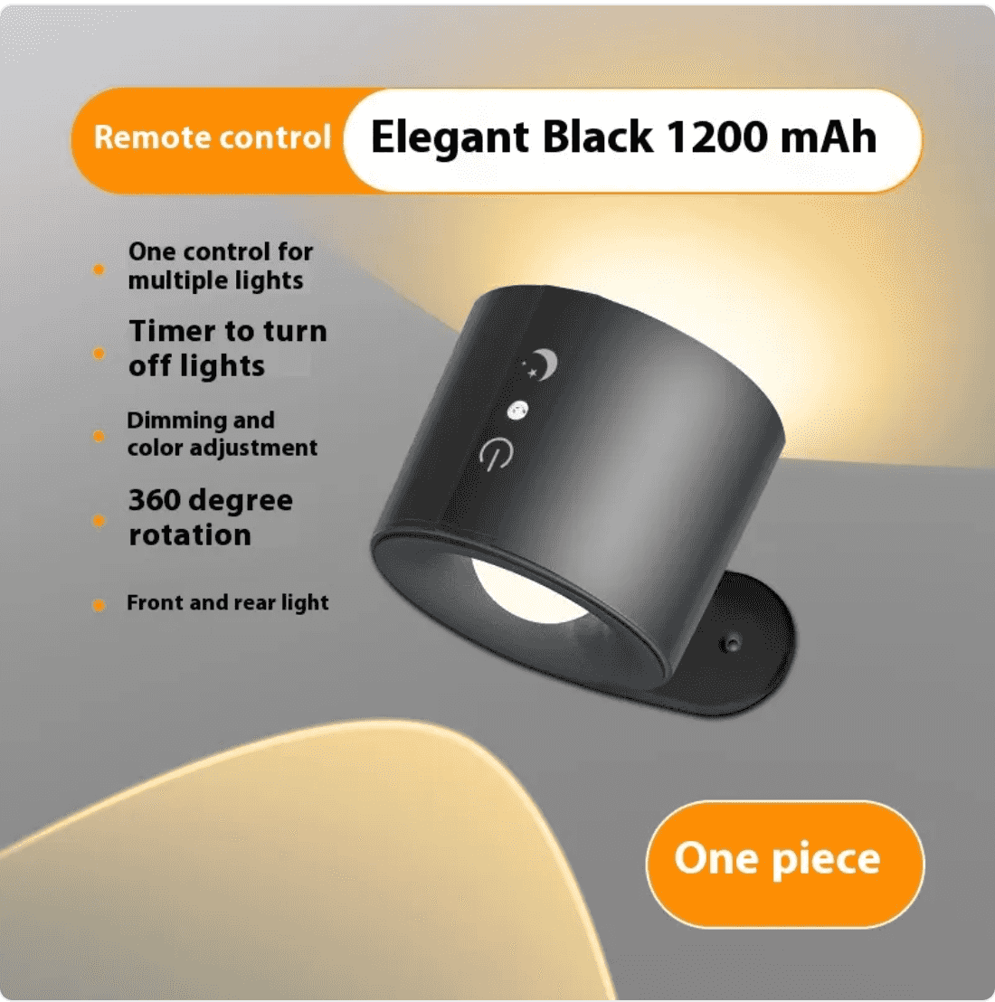 Wireless Magnetic Bedside Reading Lamp

