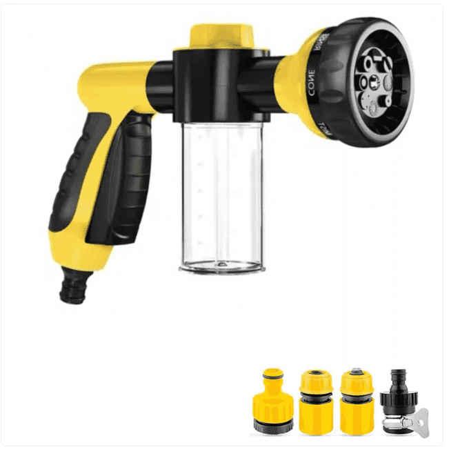 8-in-1 Dog Shower Sprayer | High-Pressure Hose A...

