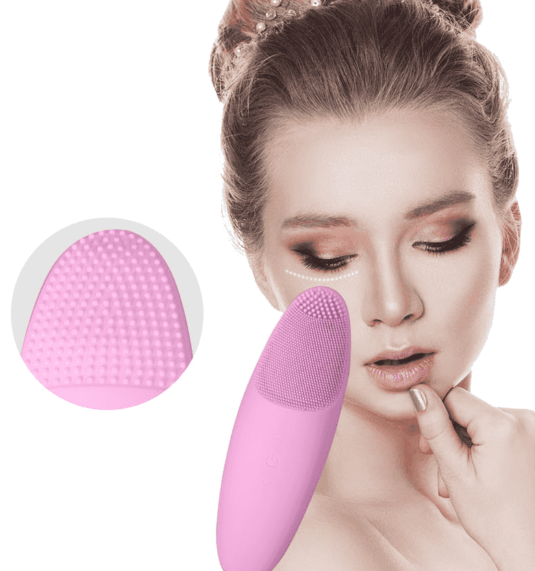 Wireless Heated Silicone Facial Cleansing Brush ...

