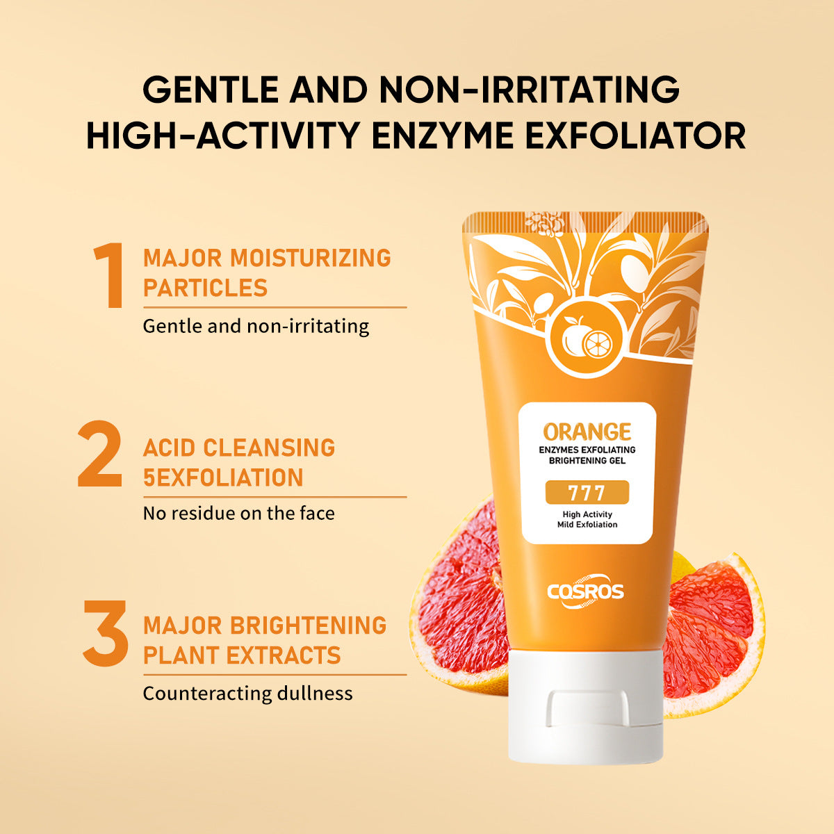 Orange Extract Exfoliating & Brightening Gel – Even Skin Tone, 50g
